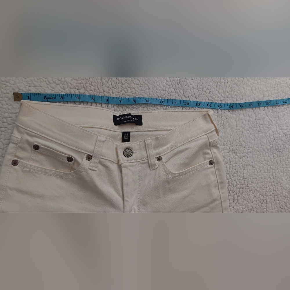 Banana Republic White Jeans size 26/ 2